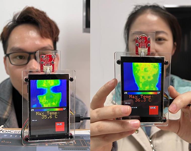 DIY ESP32-S3 Thermal Imaging Monitor