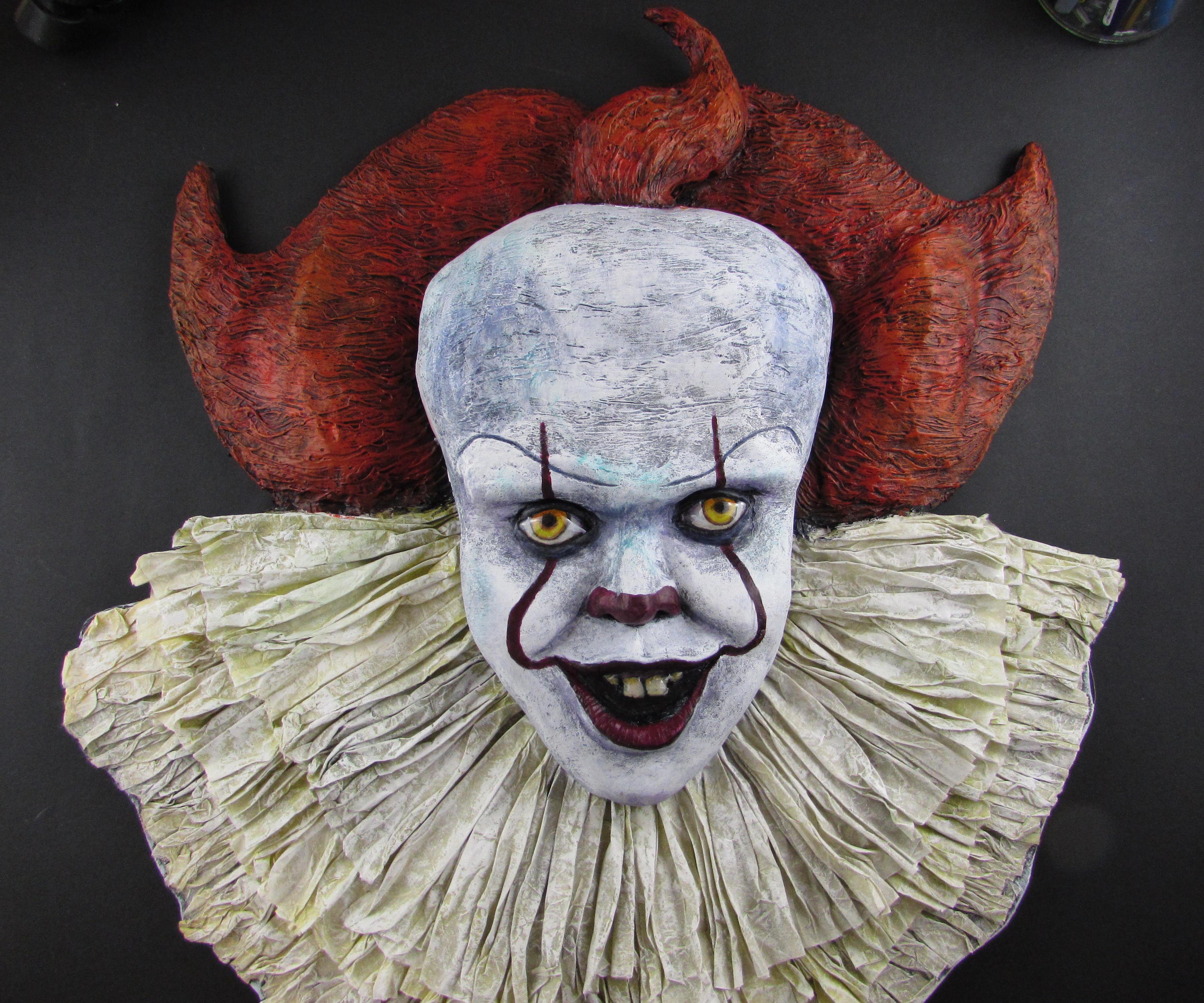 IT Pennywise Paper Mache Wall Decor