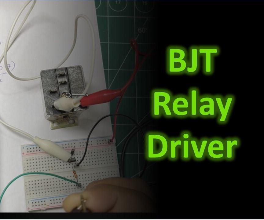 Designing Relay Driver Using BJT for Raspberry Pi, Arduino or Others
