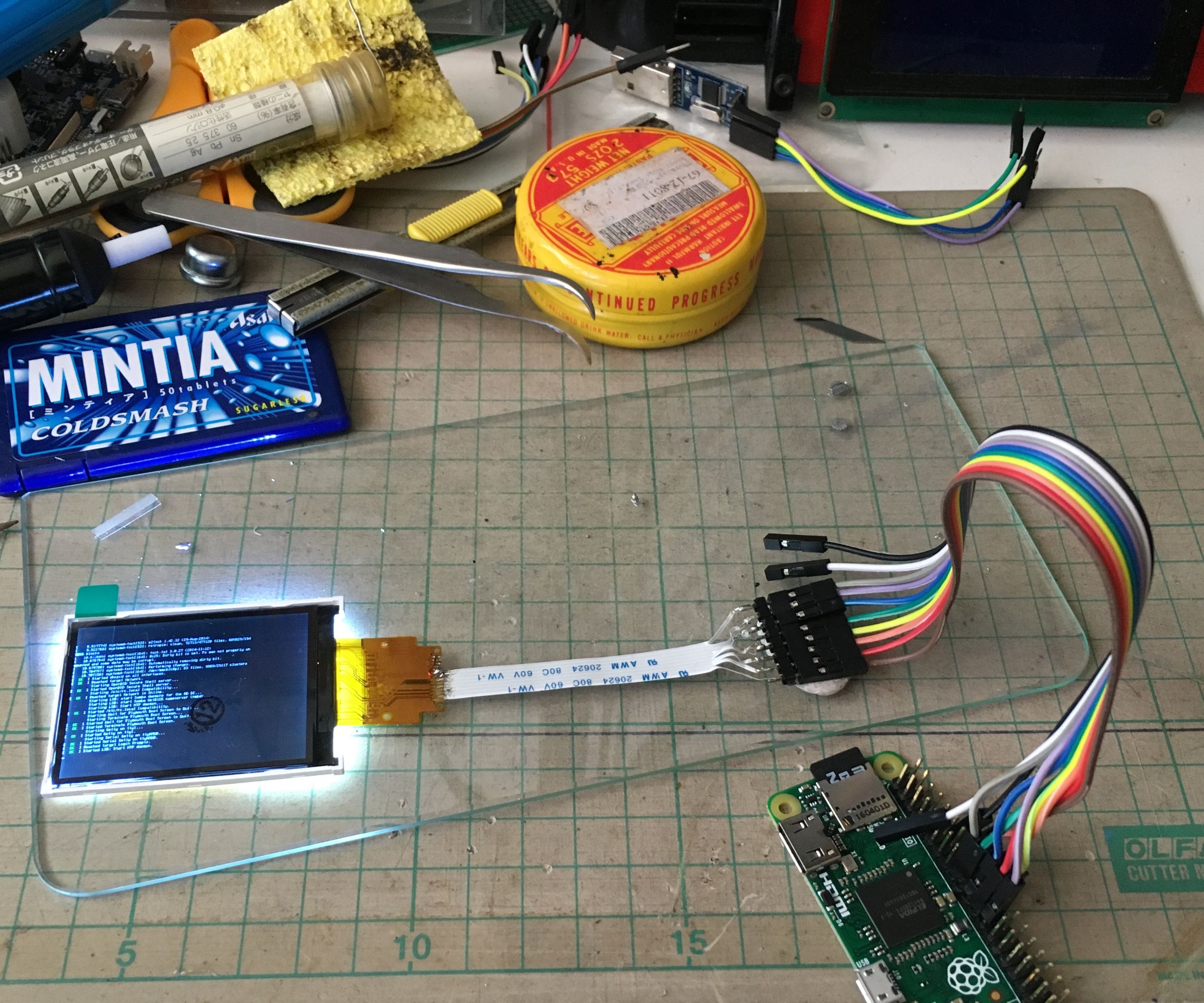 Connect LCD to Raspberry Pi Without Breakout Board