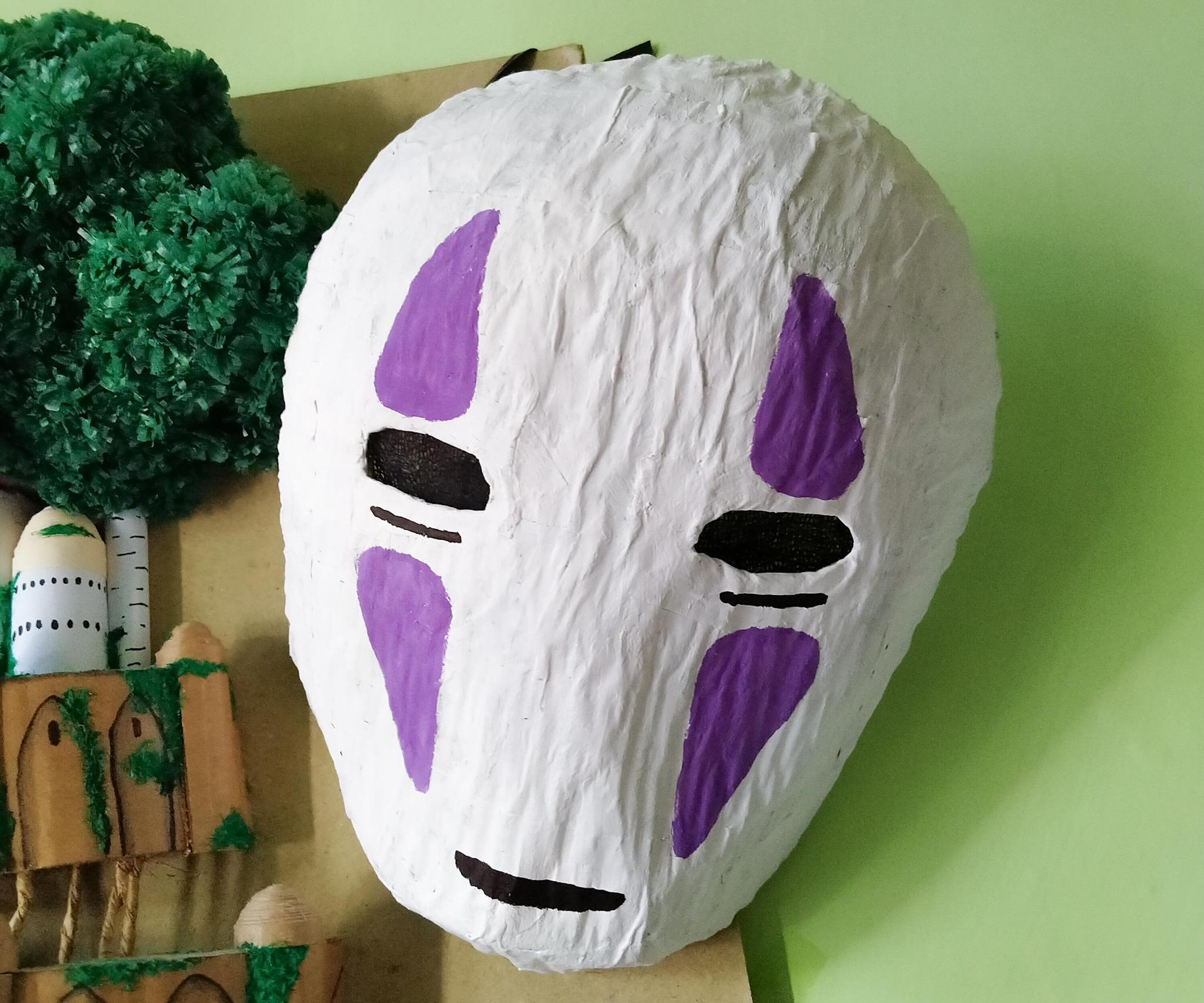 Kaonashi Paper Mache Mask (Ghibli Studio)