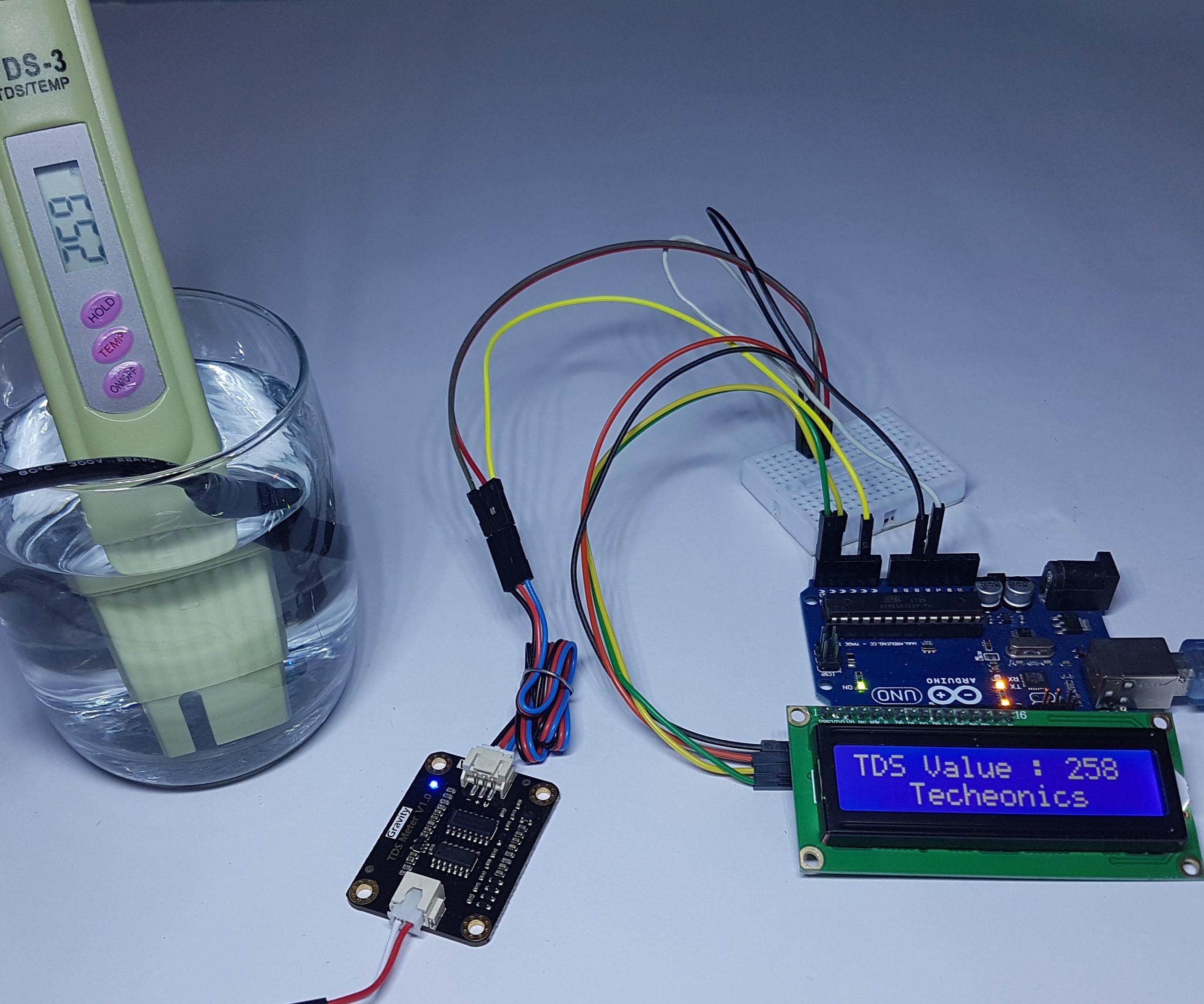 TDS Meter Sensor With Arduino DFROBOT