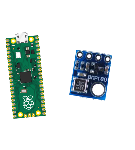 How to Connect BMP-180 to Raspberry Pi Pico W