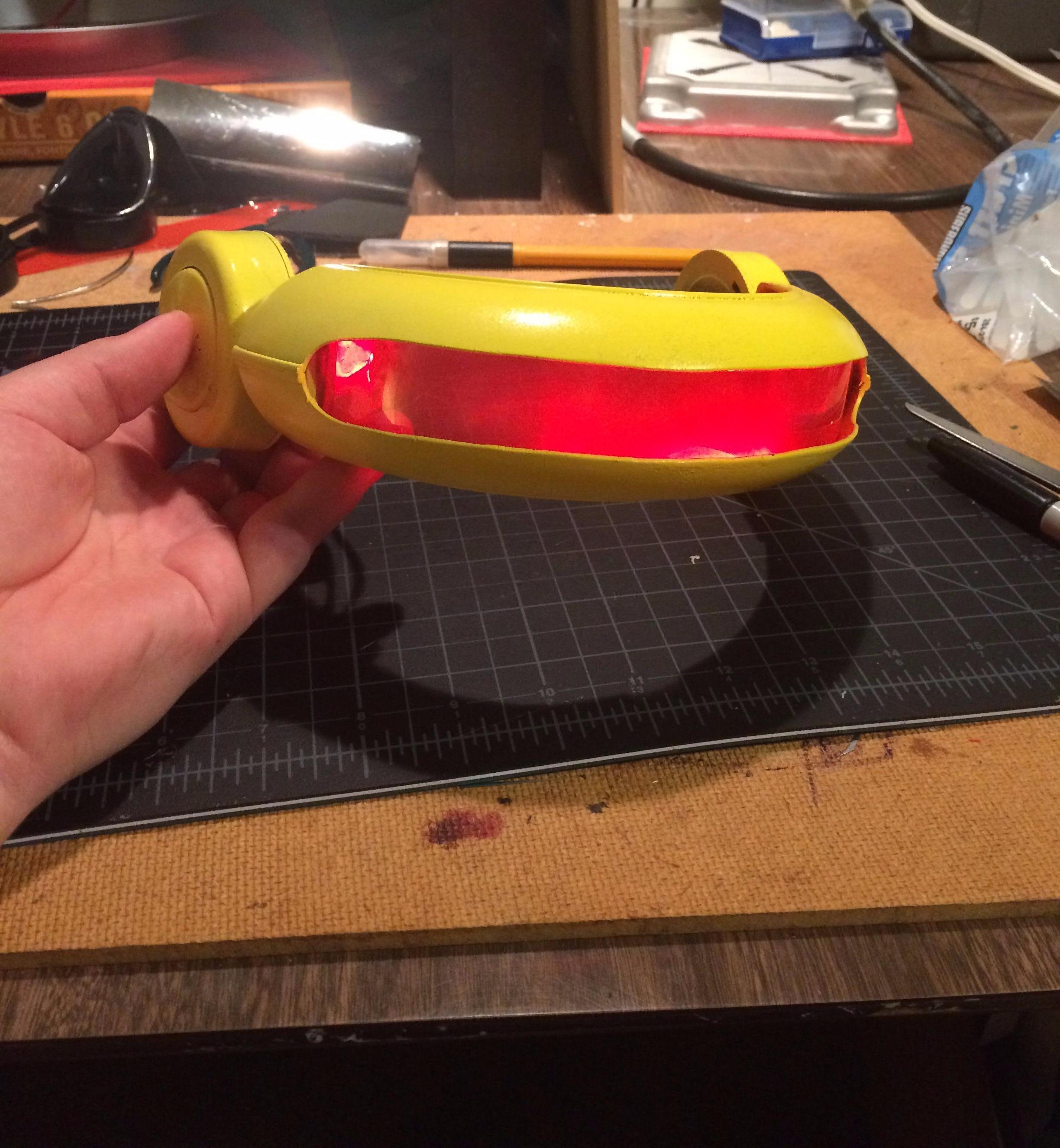 Cyclops Optic Visor Cheap and Easy DIY Prop Tutorial