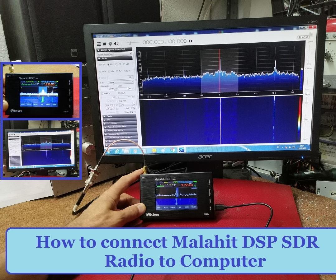 How to Connect the Malahit DSP SDR Radio Receiver to the Computer on SDR#