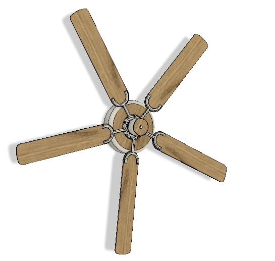 Wall Art: Mechanical Ceiling Fan on the Wall!