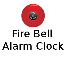 Fire Bell Alarm Clock