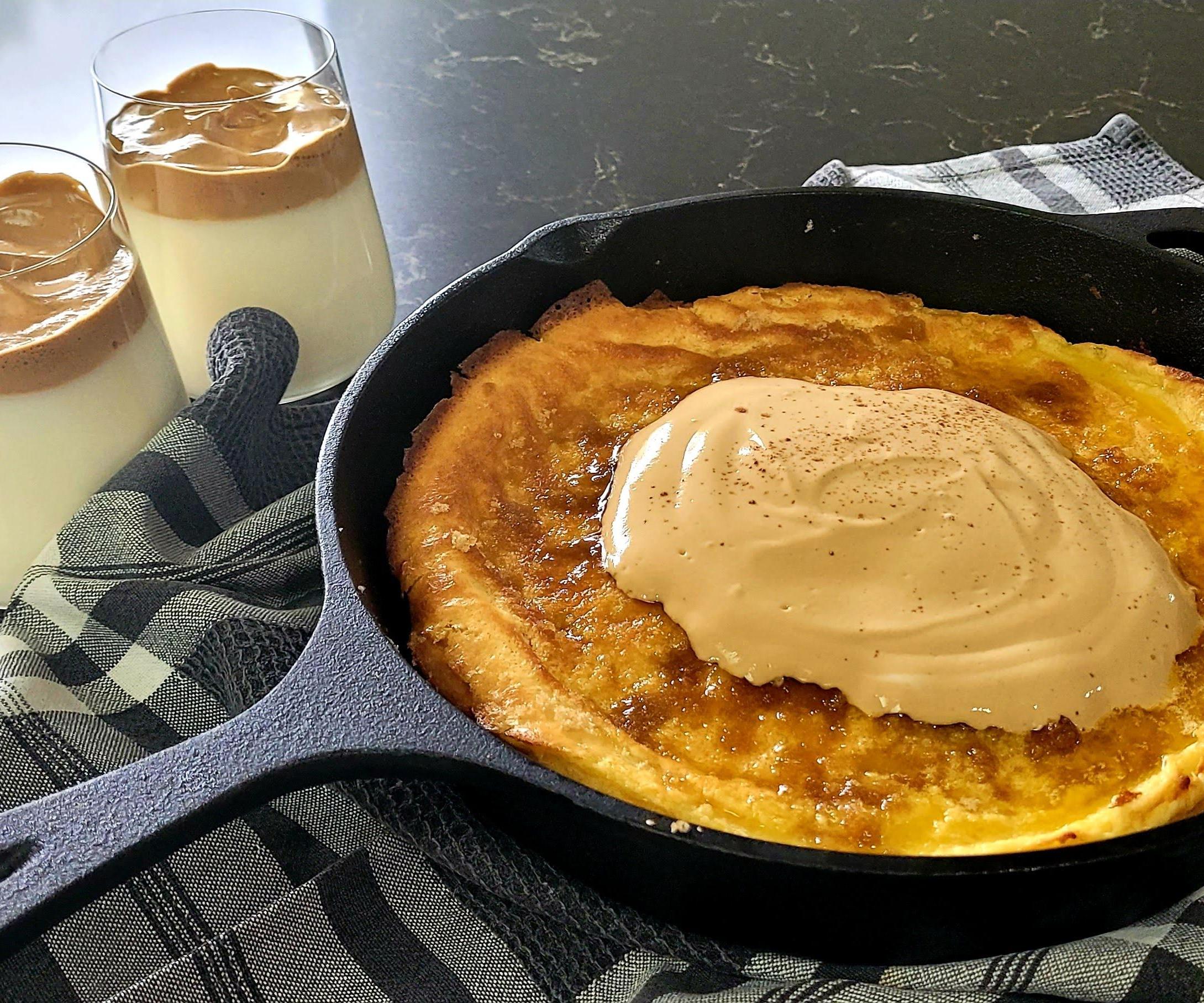 Breakfast Dutch Baby With Dalgona Yoghurt