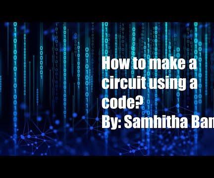 Obstacle Avoiding Robot - Introduction - How to Make a Circuit Using a Code?