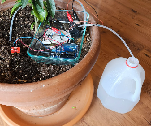 Automatic Tree Watering System Using Arduino Uno