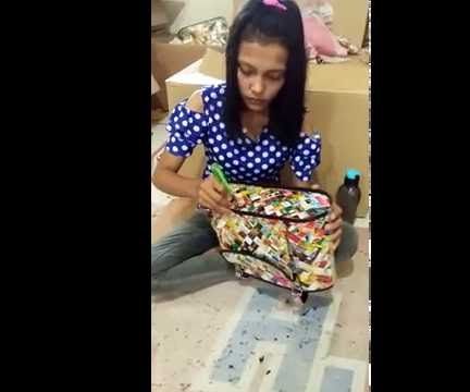 How to Create a Bag Out of Candy Wrappers 