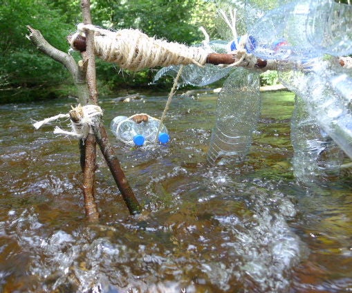 Water Wheel From Plastic Bottles