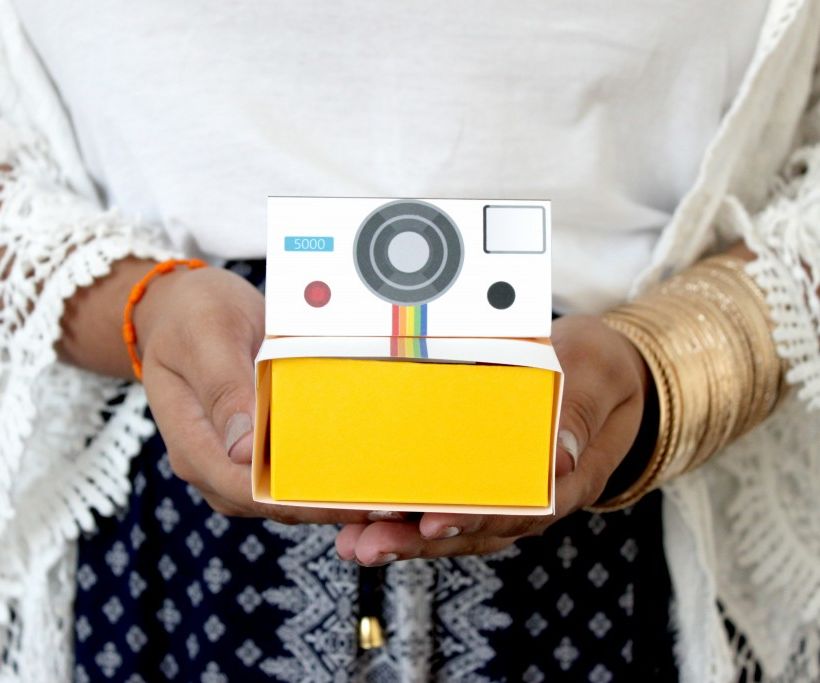 DIY: Cajita Camara Polaroid