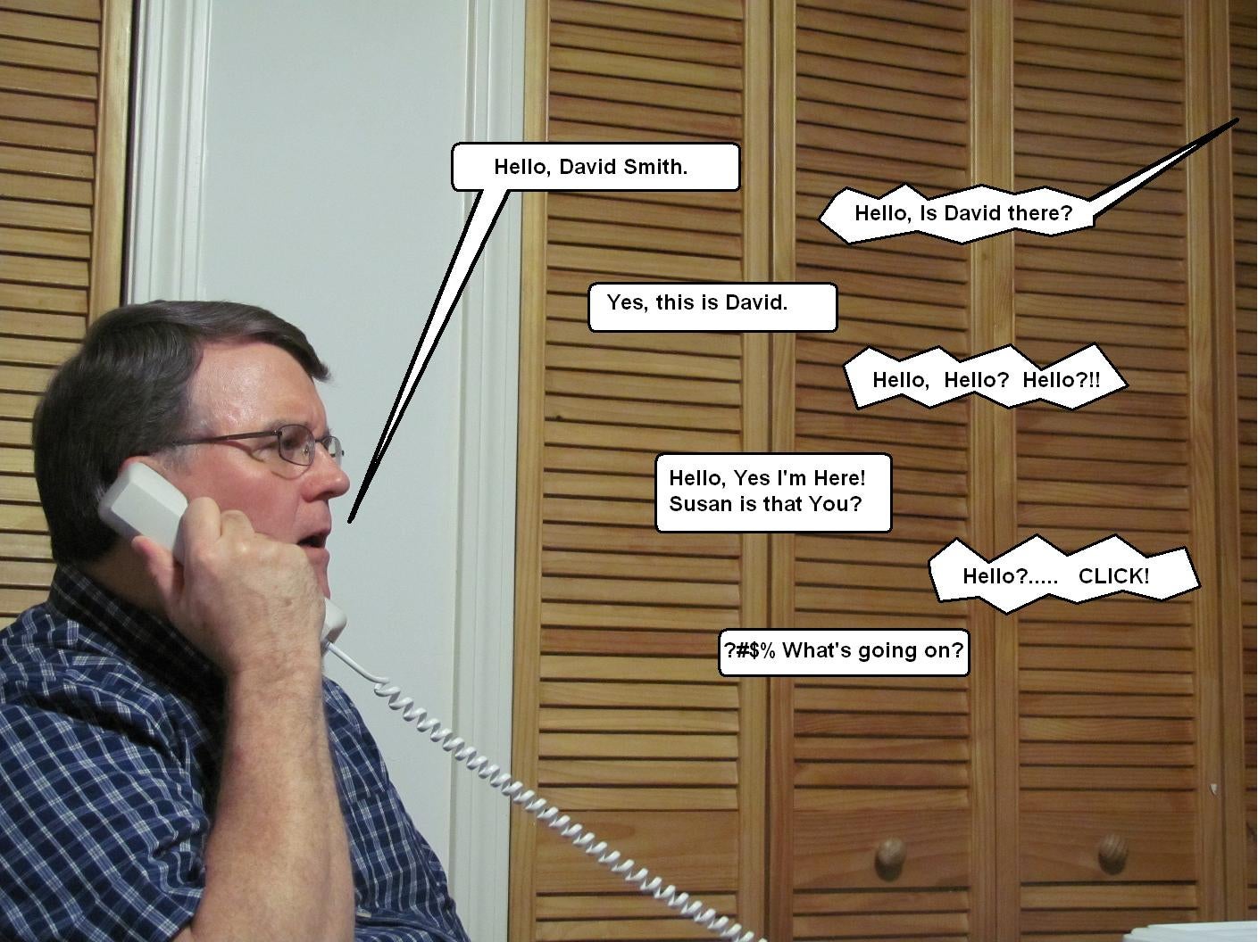 'Can You Hear Me Now?' Telephone Practical Joke