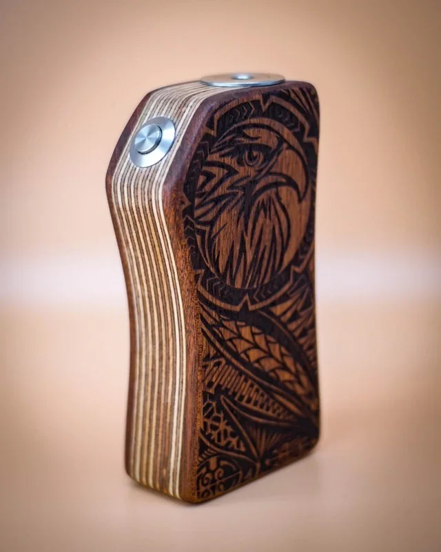 Wooden Box Mod for Dual 18650 Batteries