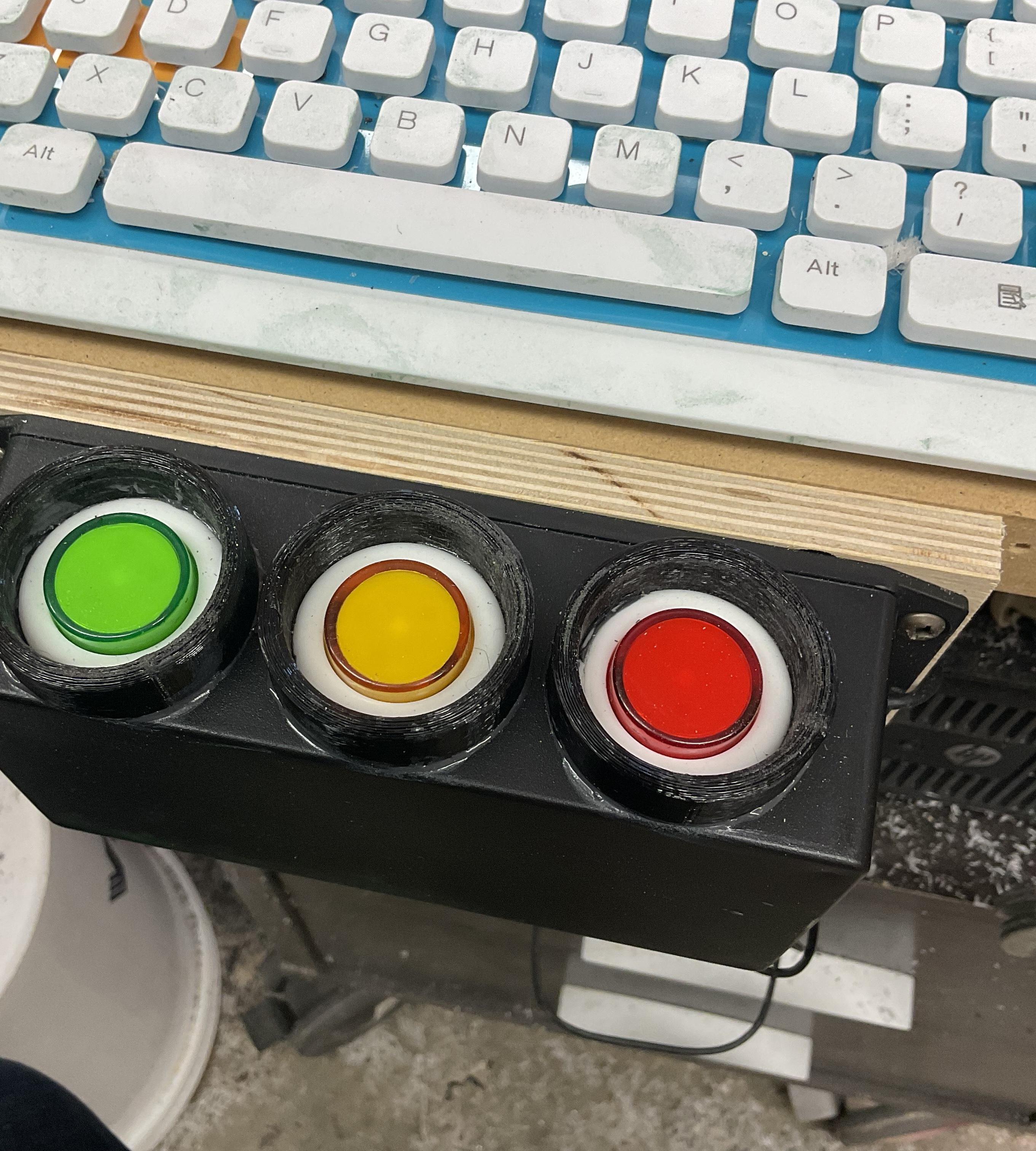 Start/Pause/Stop Buttons for Mach3 CNC