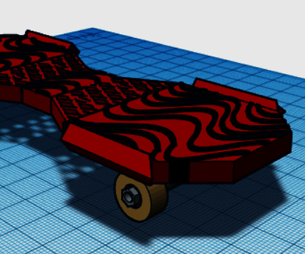 3d Skateboard Design (Tinkercad)