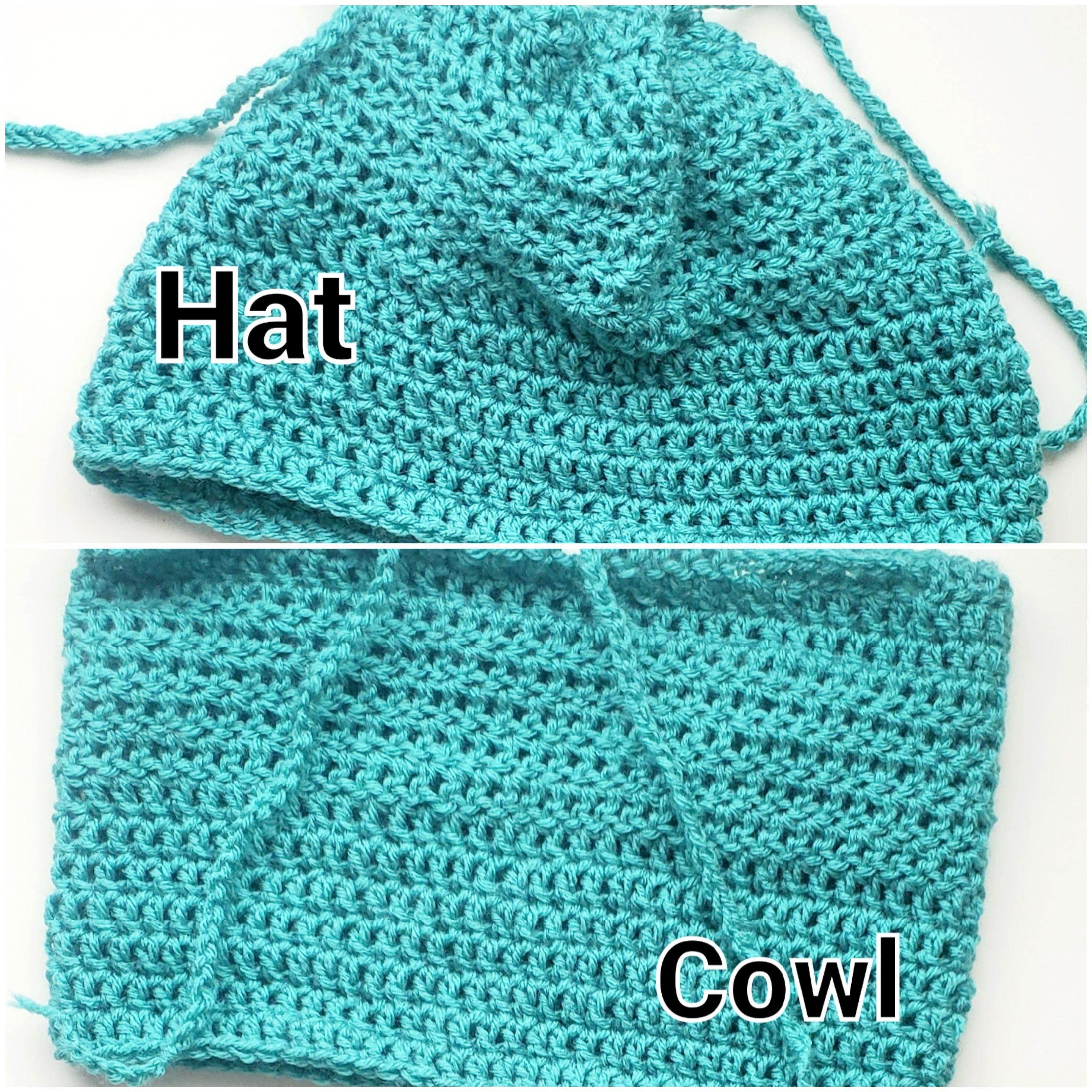 Crochet Cowl and Hat 