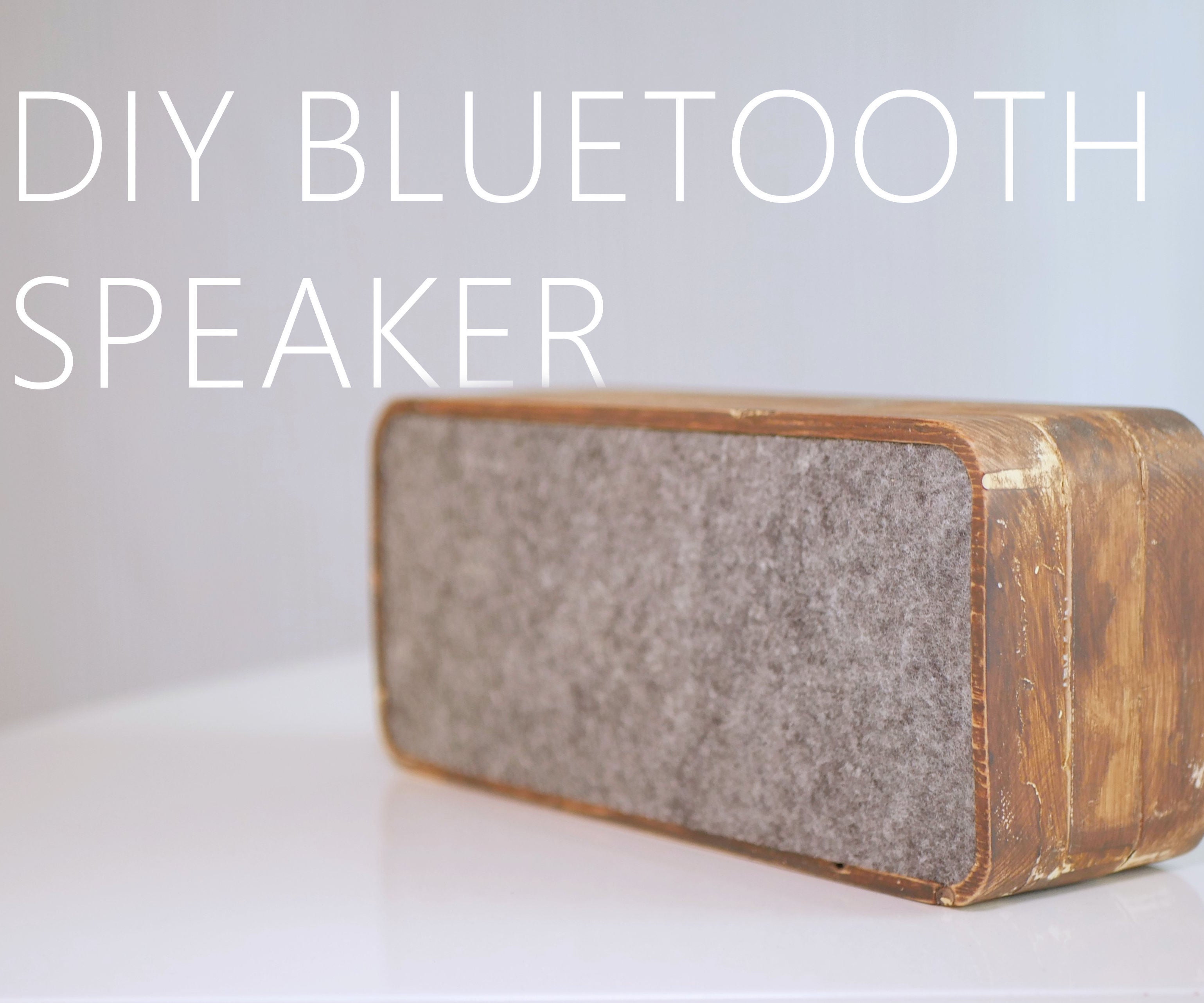 DIY Wooden Bluetooth Speaker