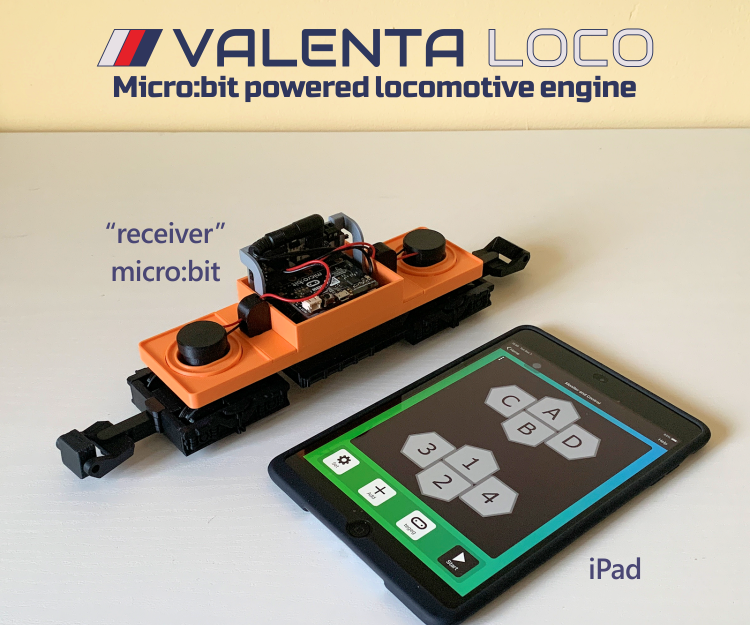 [2021] Running a Lego Compatible Train With Micro:bit and Tablet (iPad or IPhone)