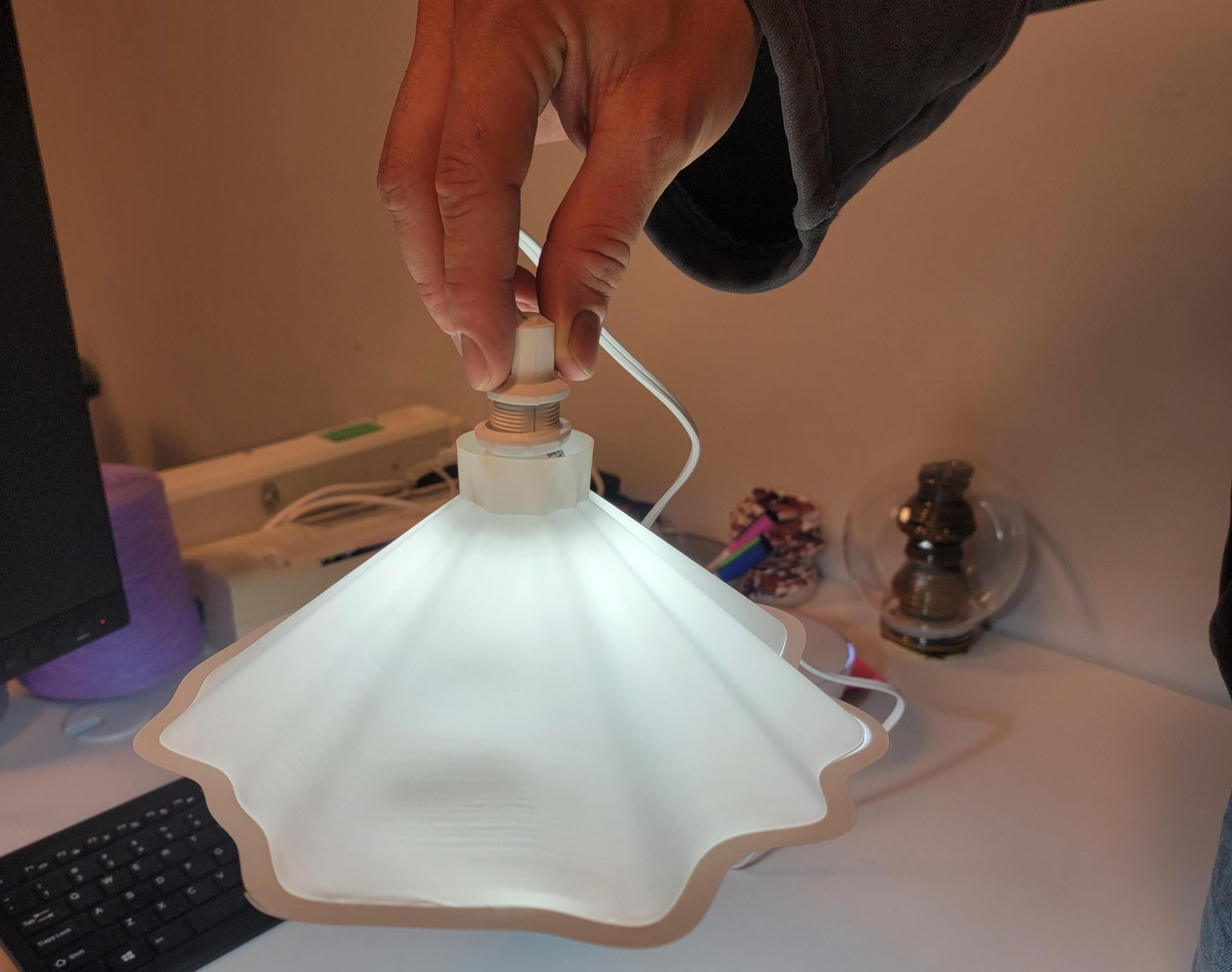 3D Printed Lampshade: an Exercise in Patience