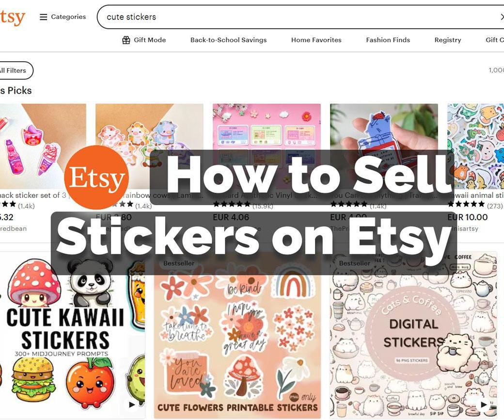 How to Sell Stickers on Etsy