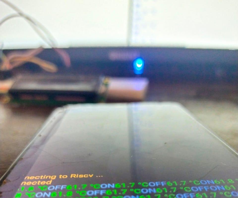 Controlling Led Connected to GPIO Pin Via Bluetooth of VisionFive