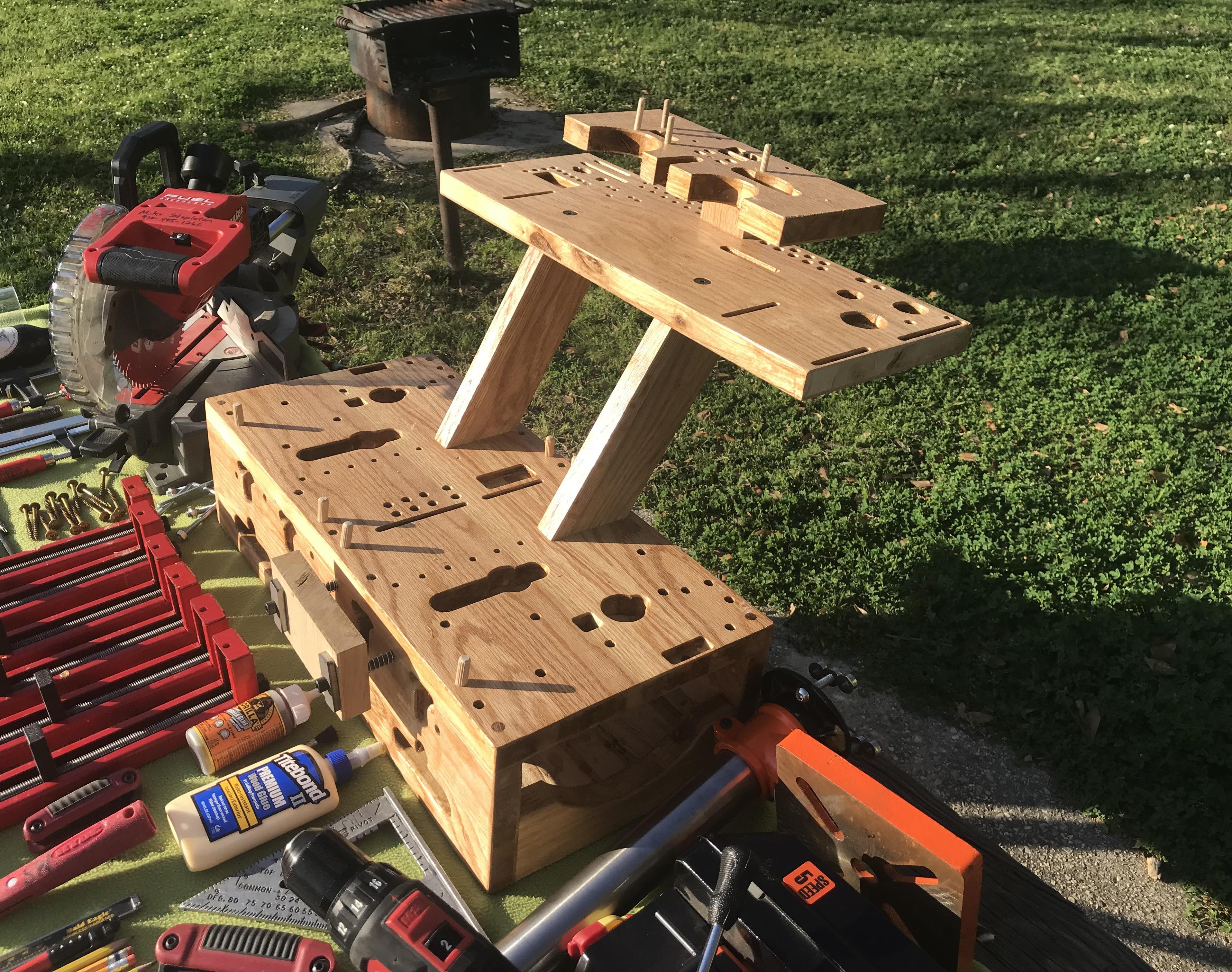 Build a MikroBench From Two Stair Treads
