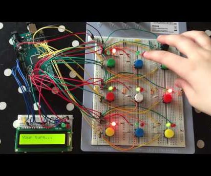 Intelligent Arduino Uno & Mega Tic Tac Toe (Noughts and Crosses)