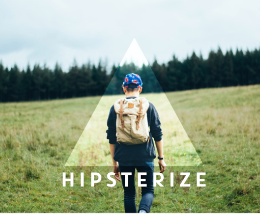 HIPSTERIZE - Beginner Tutorial to Clean and Easy Photo Manipulation