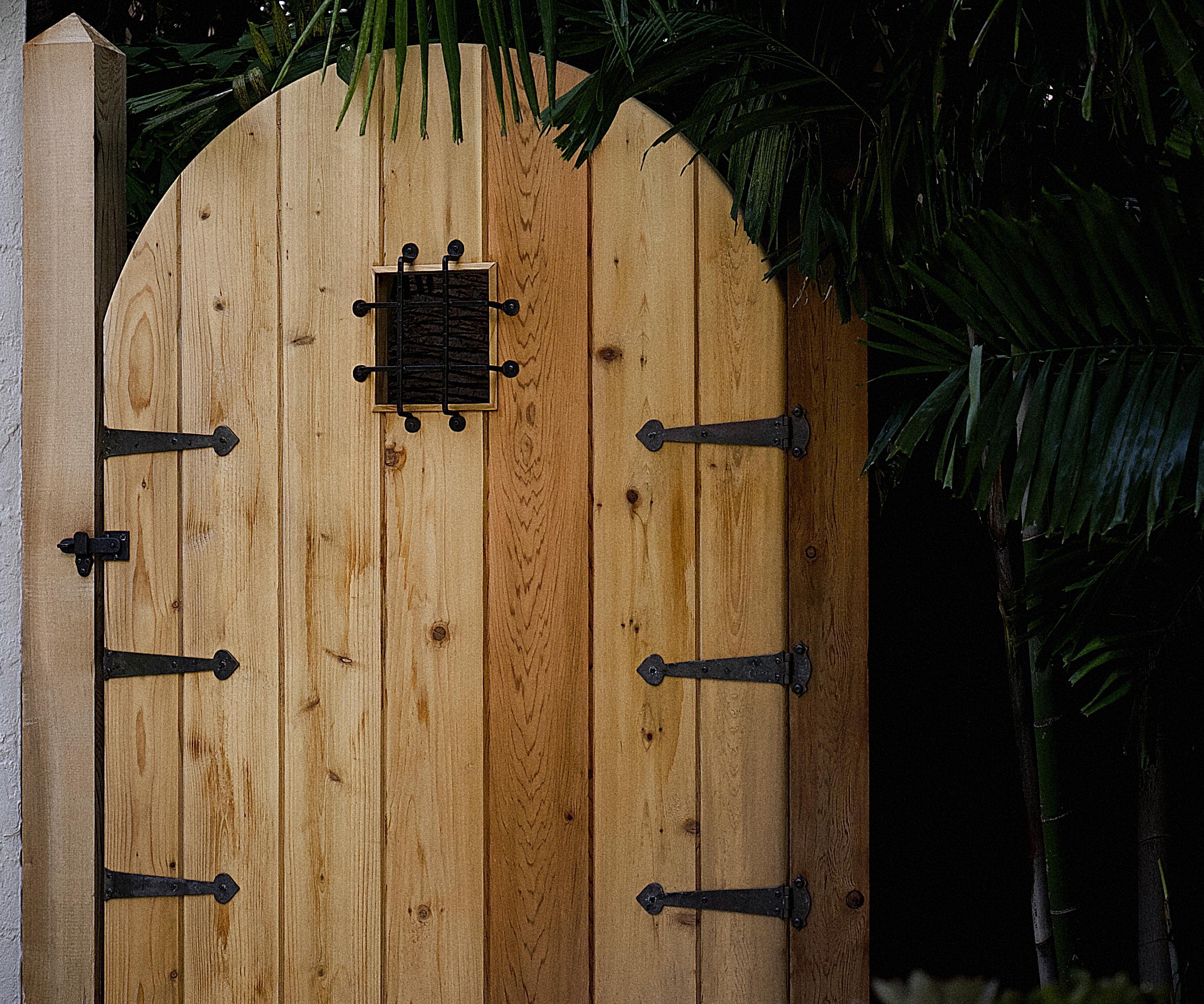 Building a Backyard Speakeasy Gate