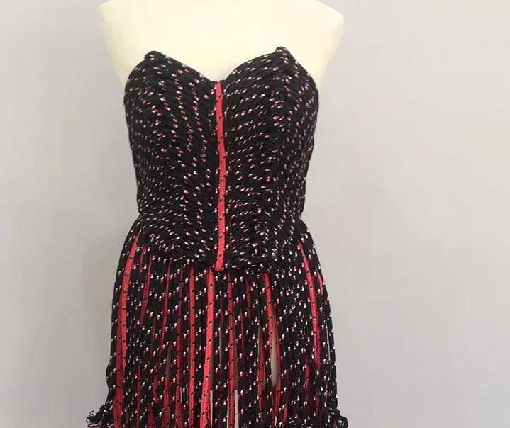Rope Women Dress(recycled Dress)