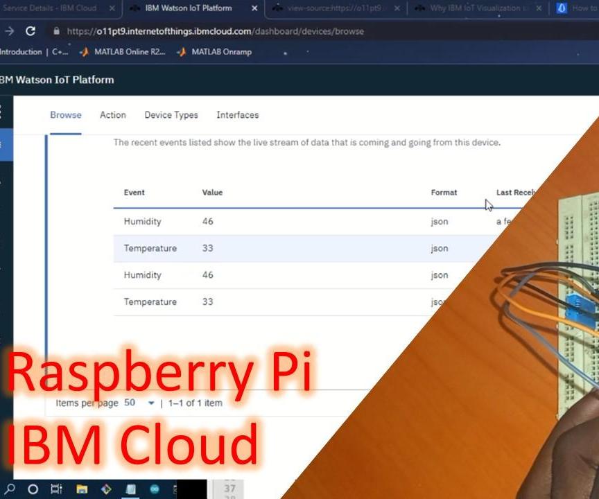 How to Send DHT Data From Raspberry Pi to IBM Cloud