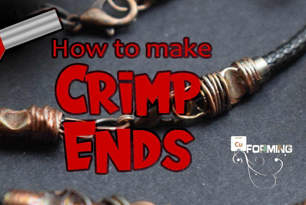 How to Make Crimp End Caps for Pendants | Electroforming