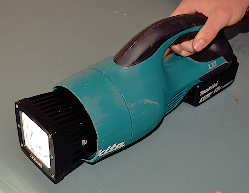 High Power LED Torch /Flashlight From Junk