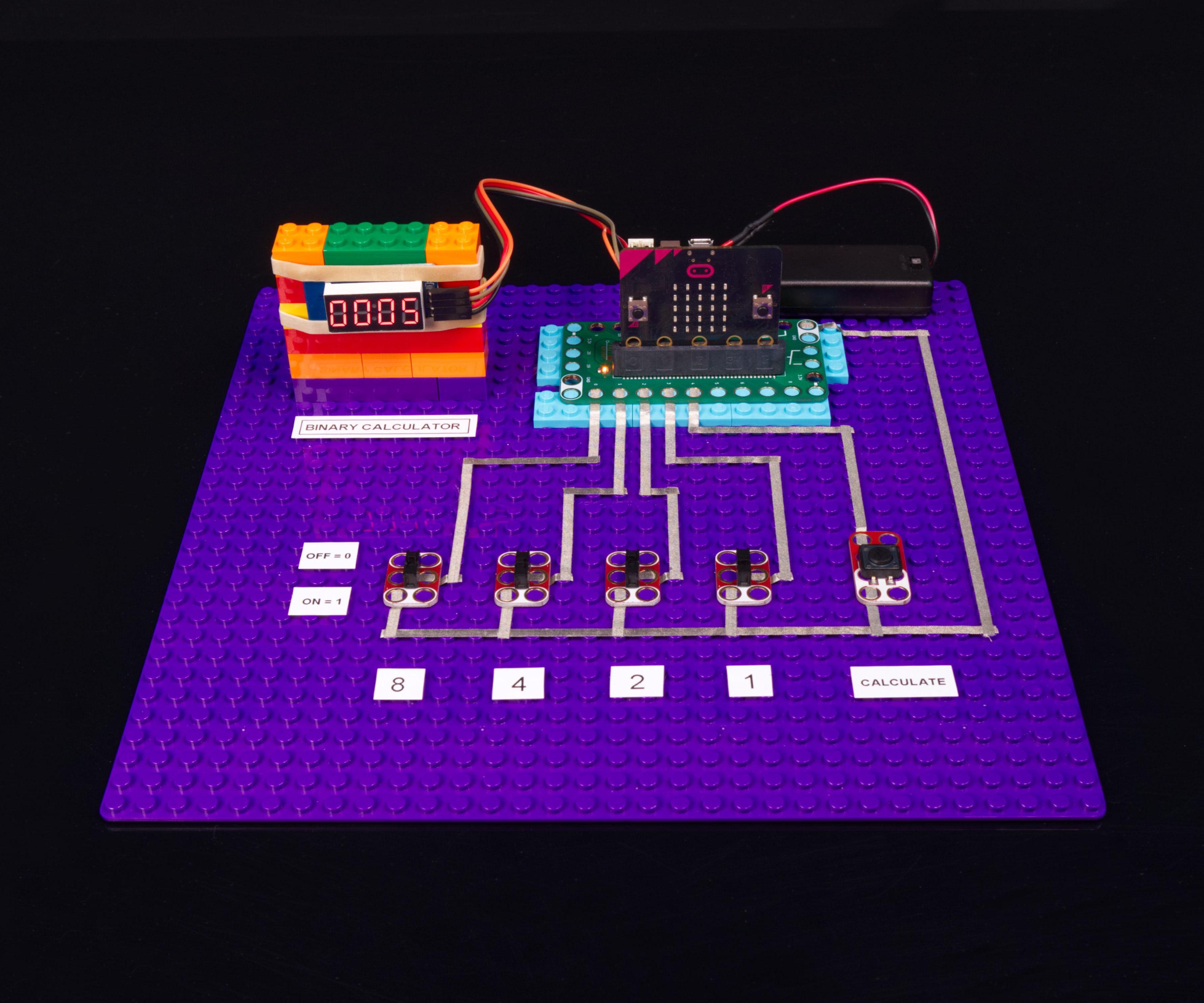 Binary Calculator With Micro:bit 