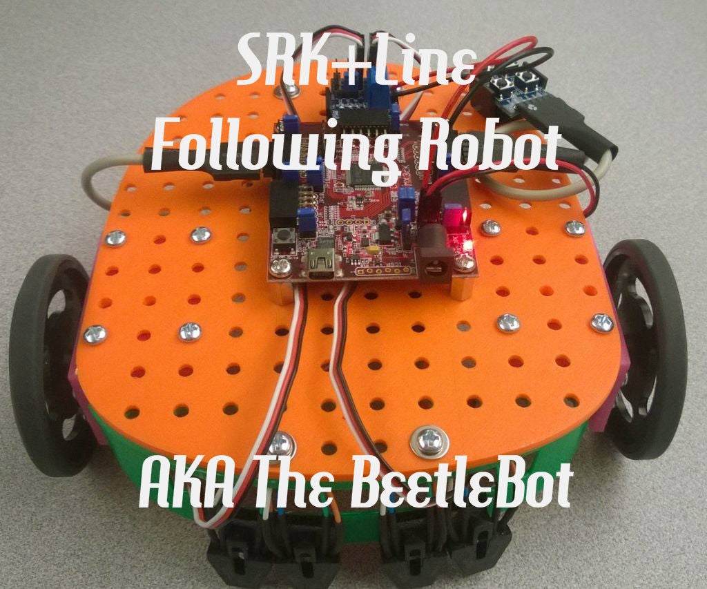 Line Following SRK Robot With 3d Printed Parts