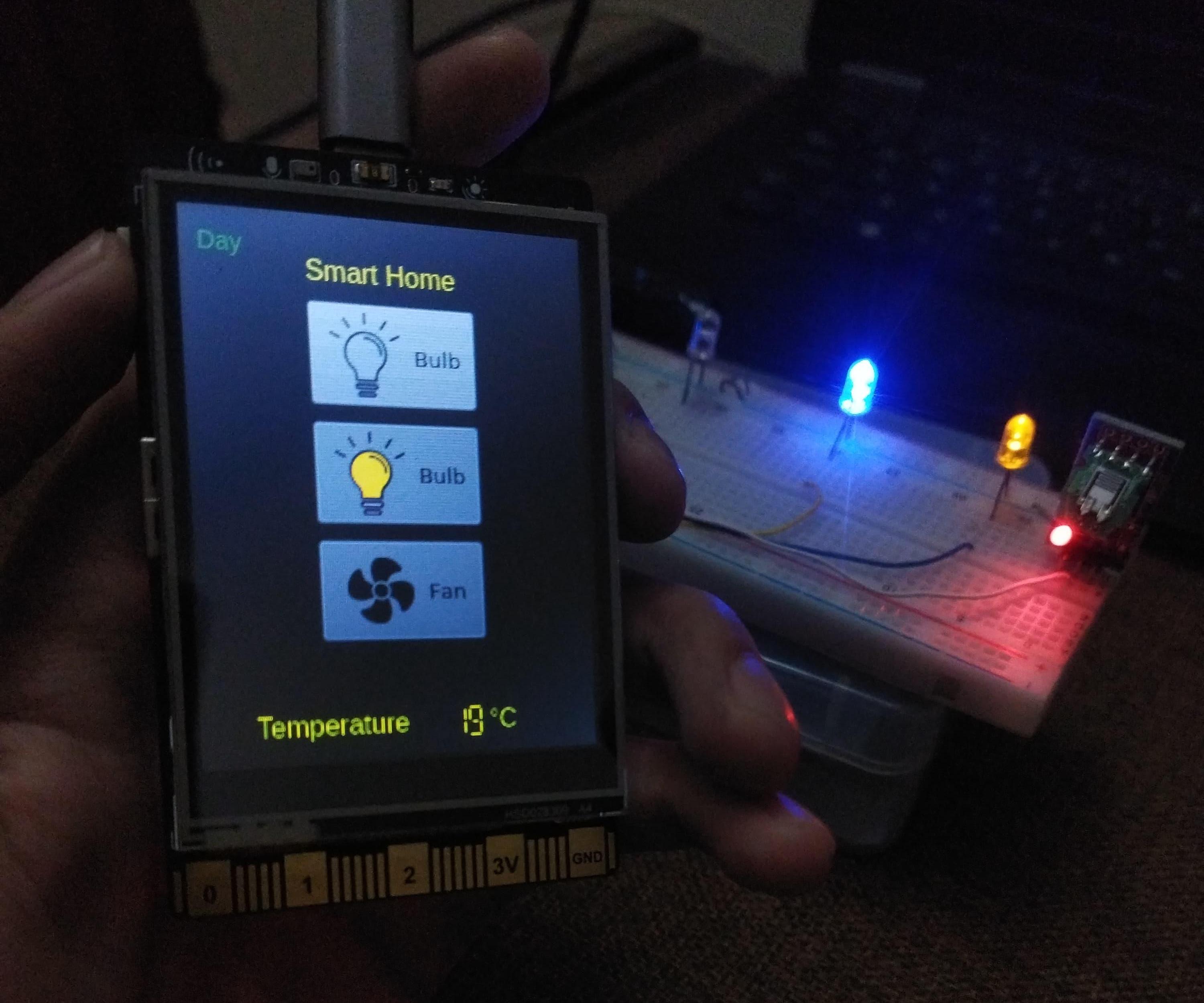 Smart Home Using Unihiker and NodeMcu