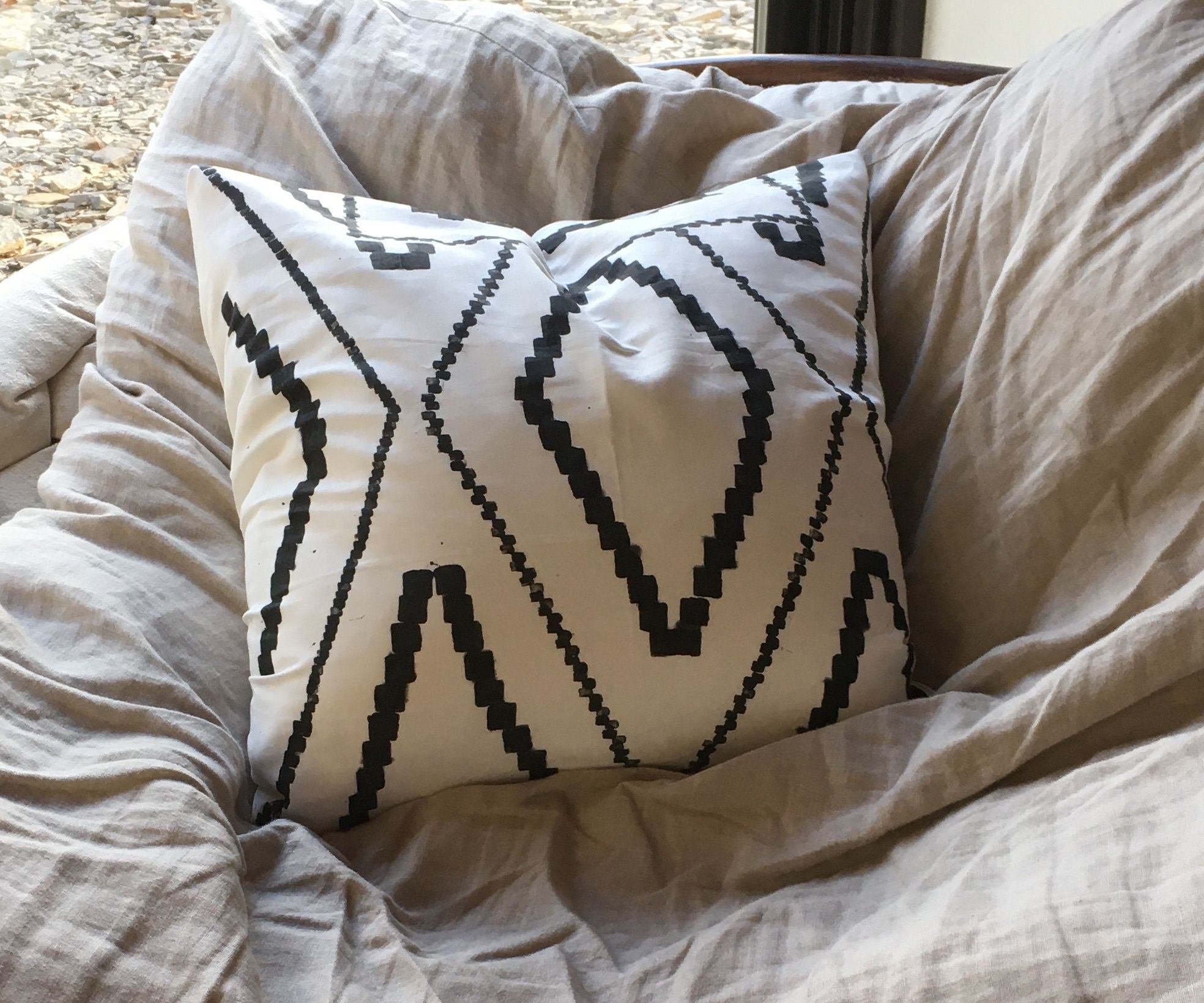 Shredded Plastic Indoor/ Outdoor Pillow