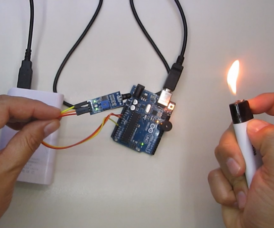 Flame Detector With Arduino