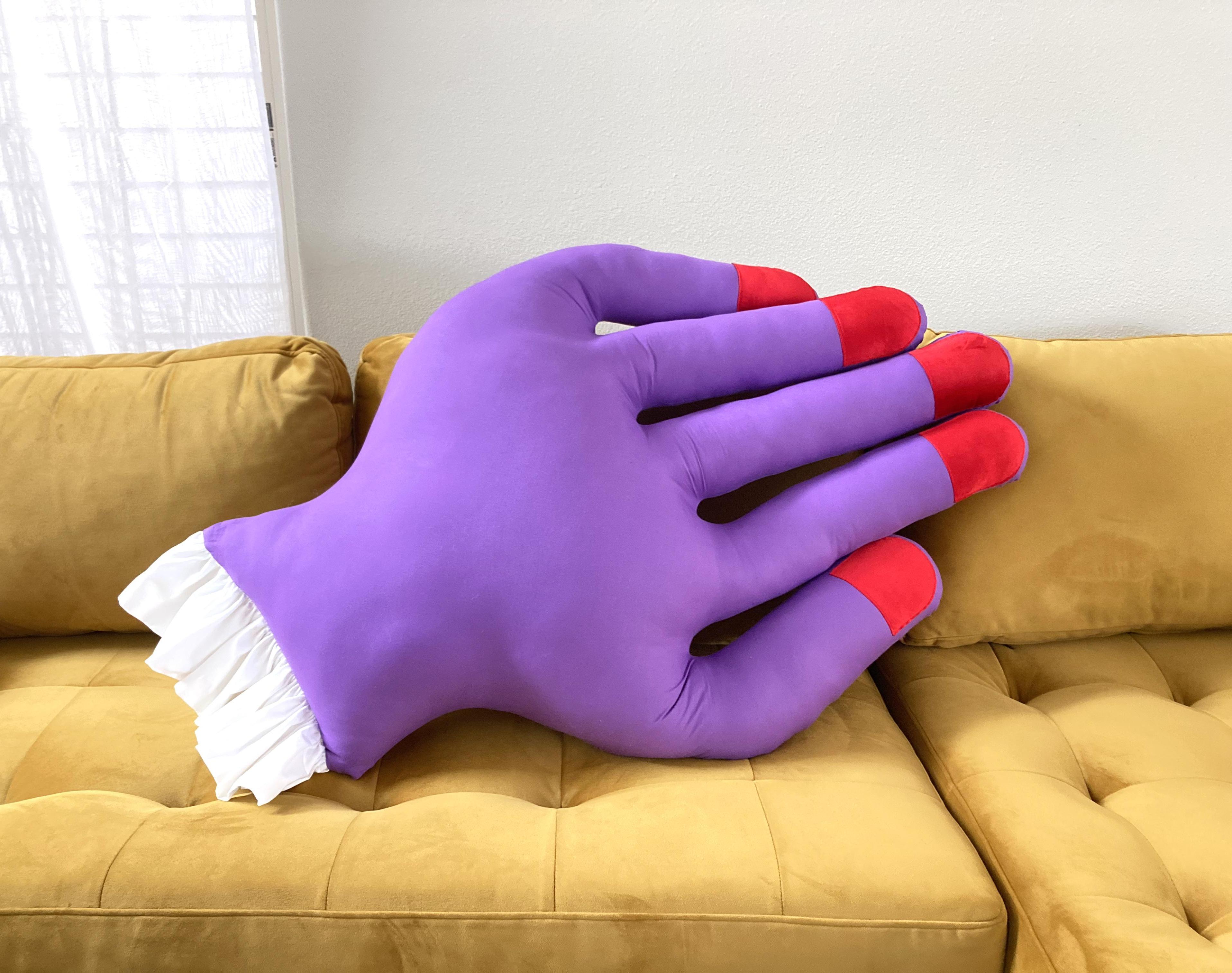 Fun Giant Hand Throw Pillow