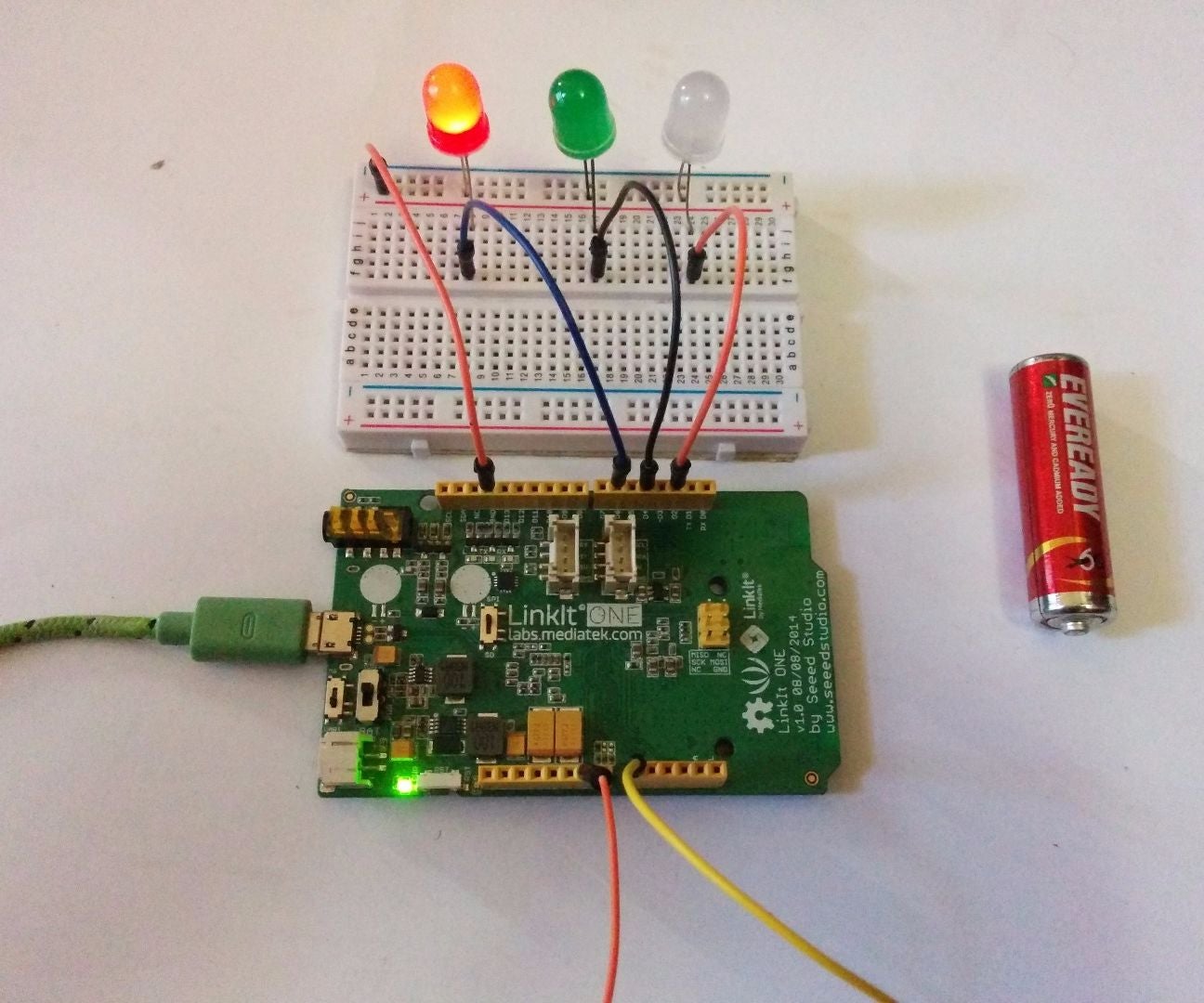 Linkit One Battery Tester 