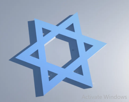 How to Design King David's Star Using SelfCAD