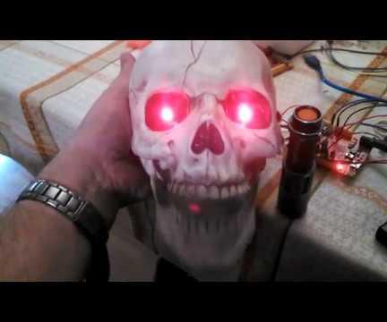 Talking, Motion Activated Skull