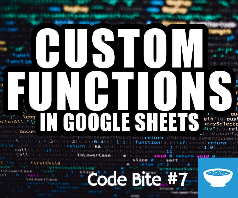 Add Custom Function in Google Sheets