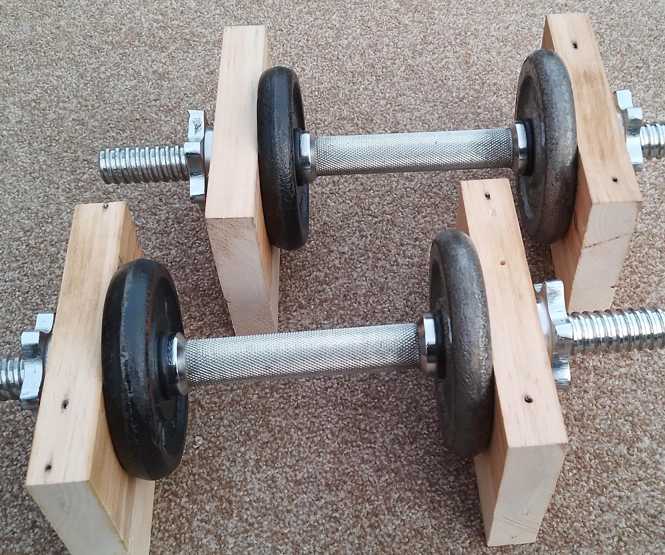 Dumbell Pushup Spacers (Pallet Wood)