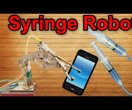 ✔ Cool Syringe Robot Instead of a Tripod