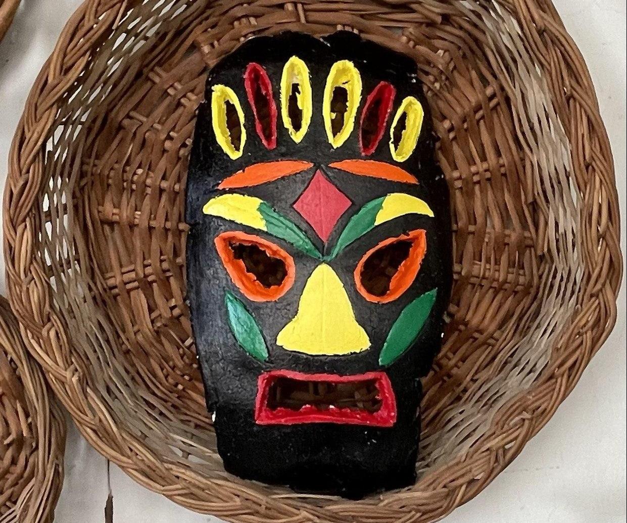 Tribal Mask | Air Drying Clay | Inspired From African Tribes