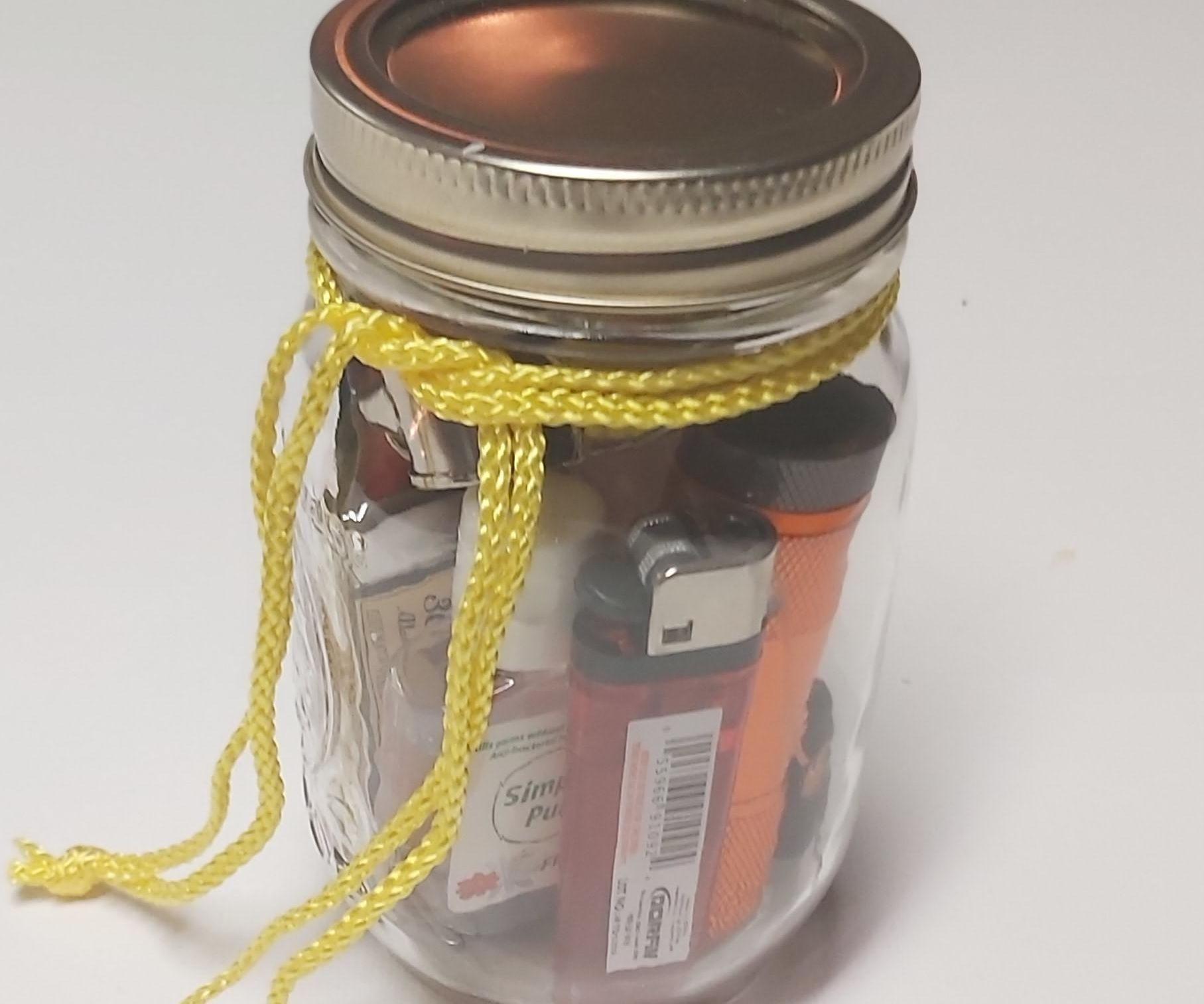 Mason Jar Emergency Kit