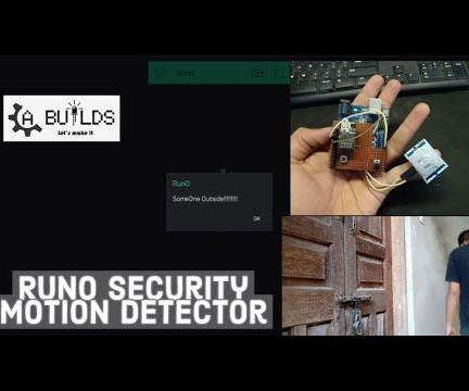 Runo:- Security Motion Detector